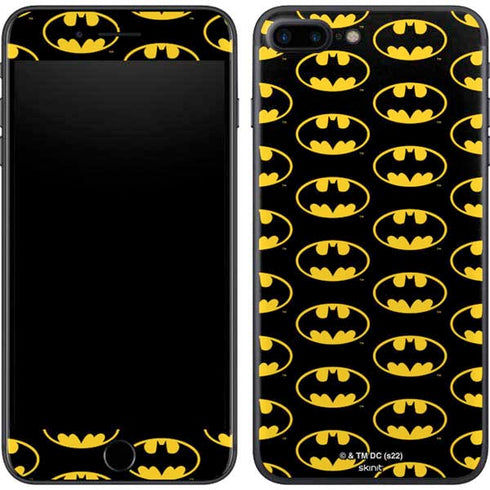 DC Comics Batman Logo Pattern iPhone 8 Plus Skin